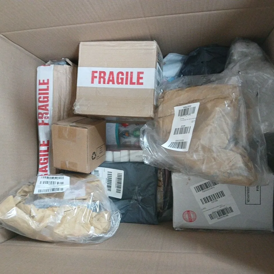 APPROXIMATELY 10 ASSORTED DAMAGED ITEMS TO INCLUDE HOT WHEELS ADVENT CALENDER, CK HIM EAY DE TOILETTE, GARNIER MASK MOMENTS COLLECTION, ETC - COLLECTION ONLY