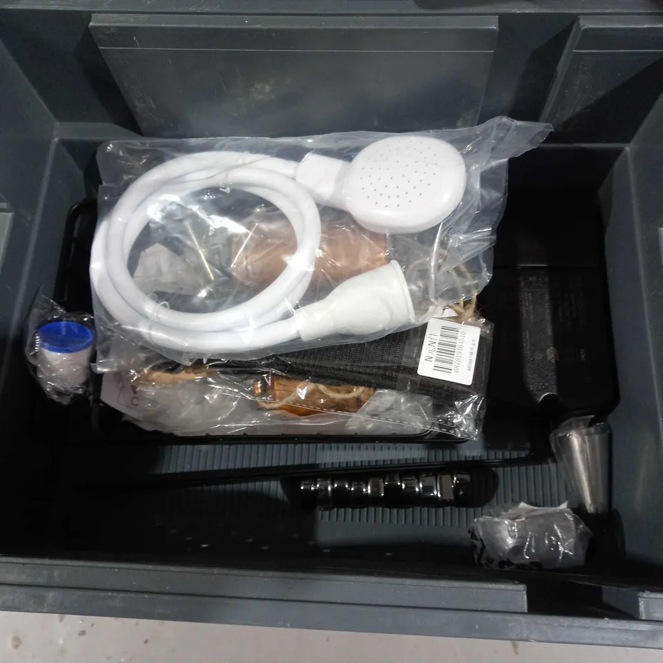 approx. 10 household items to include sharpies, vacuum cleaner, paintbrush