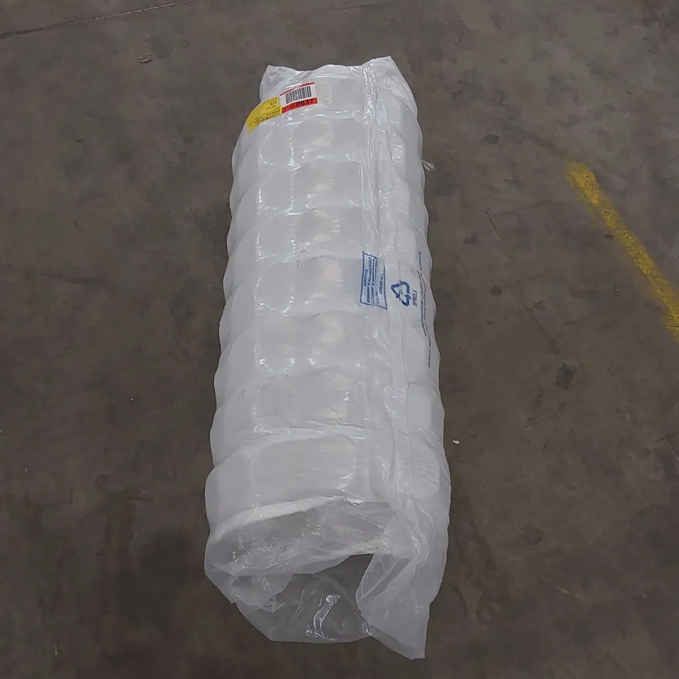 QUALITY BAGGED AND ROLLED SERENITY HYBRID COIL AND MEMORY FOAM SINGLE 3FT MATTRESS