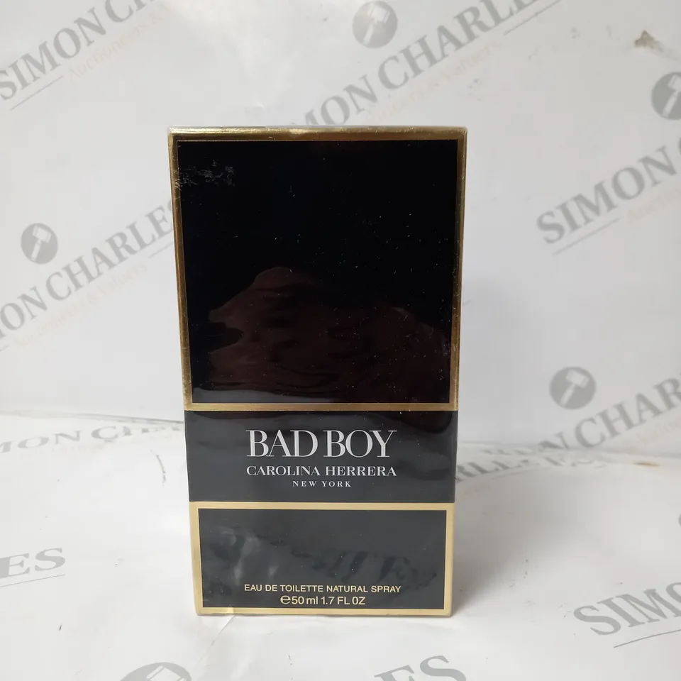BAD BOY CAROLINA HERRERA EAU DE TOILETTE 50ML - SEALED 