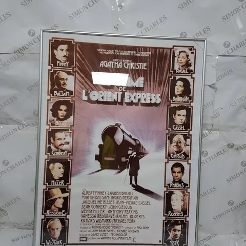 CRIME DE LβORIENT EXPRESS POSTER (60X80) ALBERT FINNEY - COLLECTION ONLY