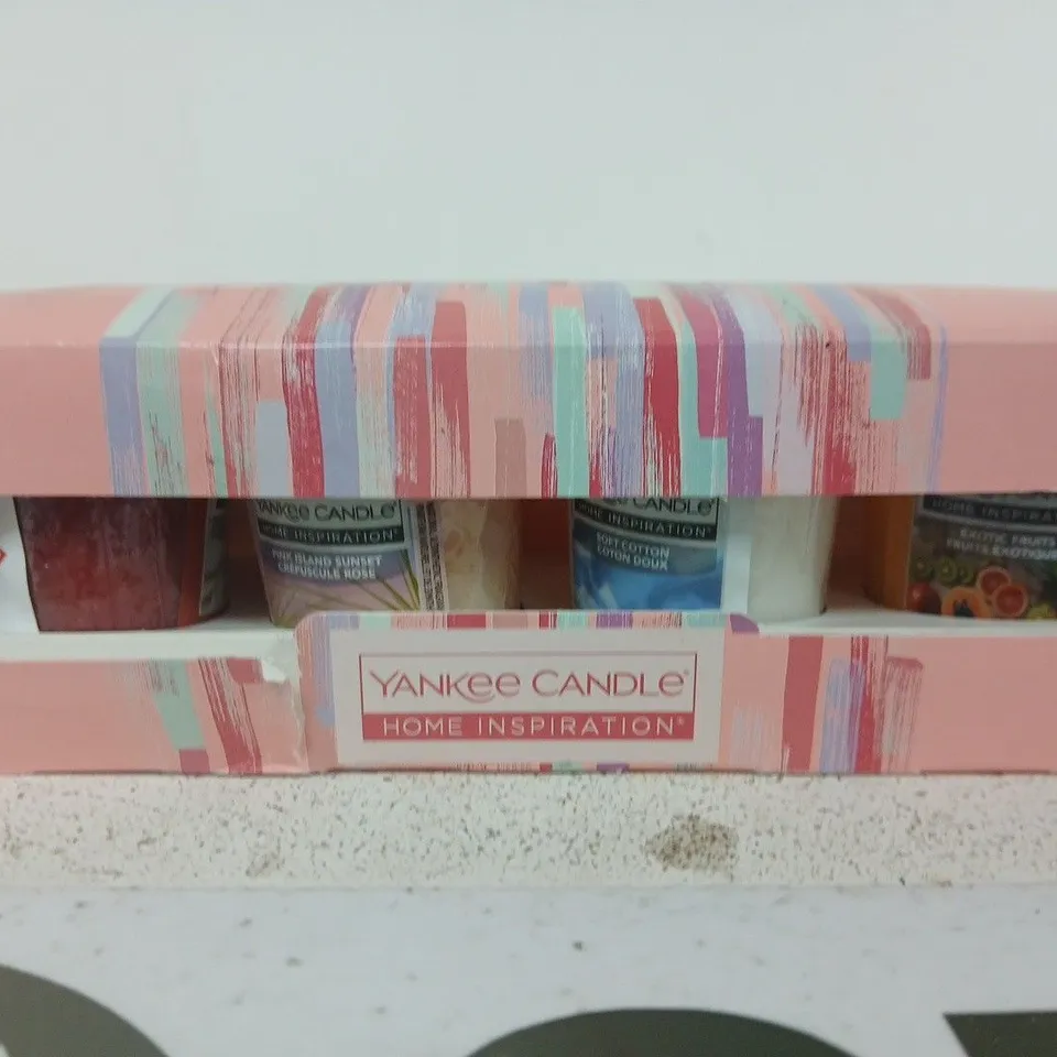 YANKEE CANDLE HOME INSPIRATION GIFT SET – FOUR MINI CANDLES