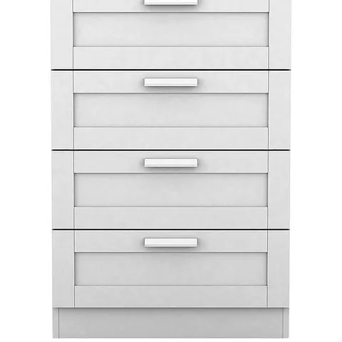 BOXED TARYN KIDS 4 DRAWER CHEST - WHITE (1 BOX)