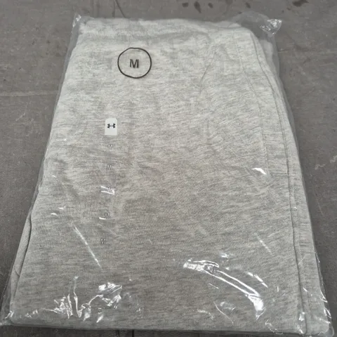 UNDER ARMOUR MEN'S GREY MARL JOGGERS , SIZE M