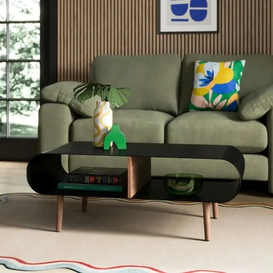 BOXED ELEMENTS GRIFFIN COFFEE TABLE - BLACK (1 BOX)