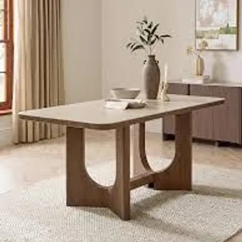 BOXED ESTA 180cm DINING TABLE (2 BOXES)