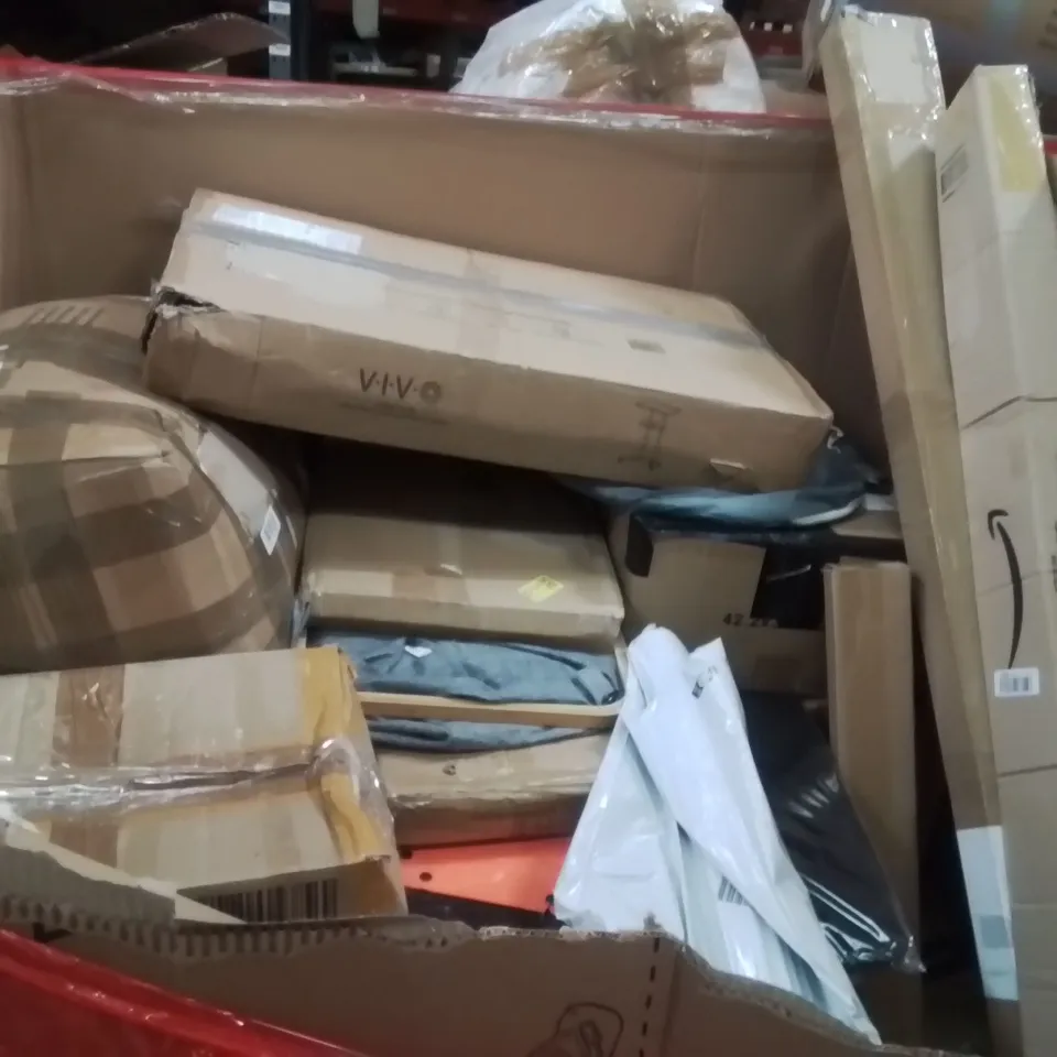 PALLET OF ASSORTED HOUSEHOLD GOODS AND PRODUCTS TO INCLUDE;ELECTRIC CLOTHES BLANKET,24INCH MAGNETIC KNIFE HOLDER,KIDS TOY