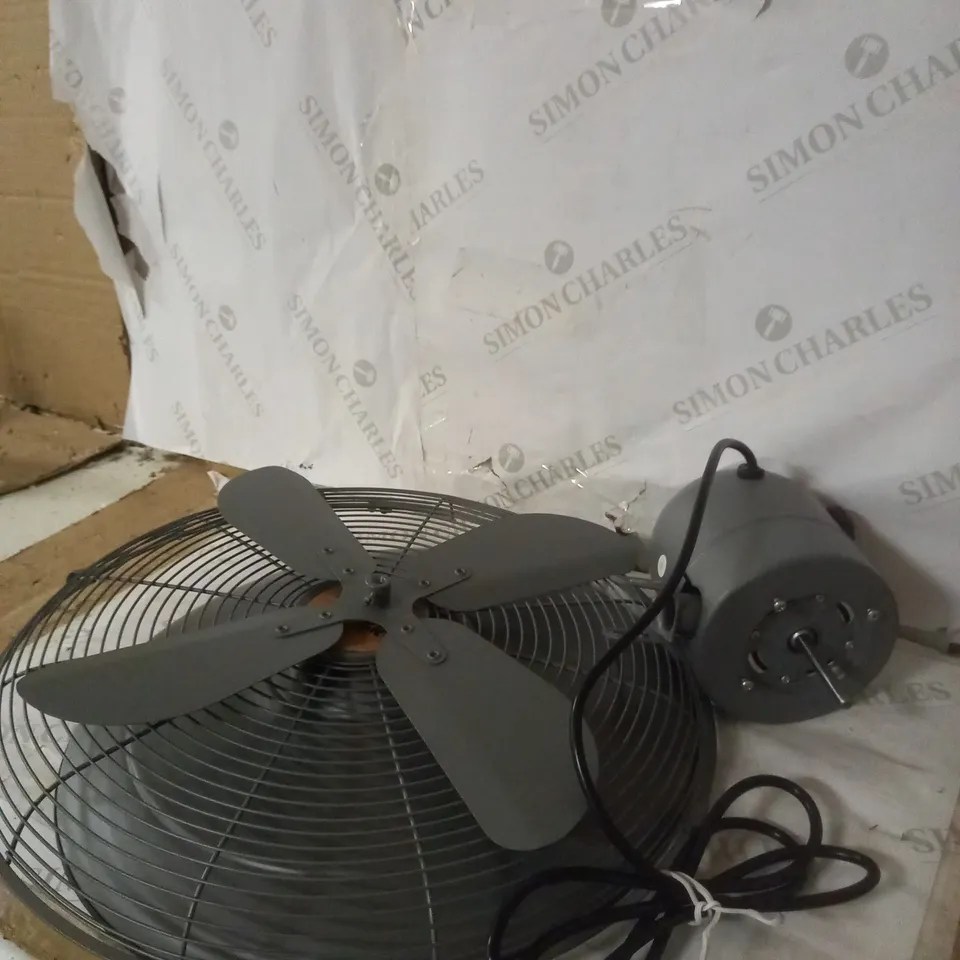 TOWER SCANDI METAL PEDESTAL FAN GREY 