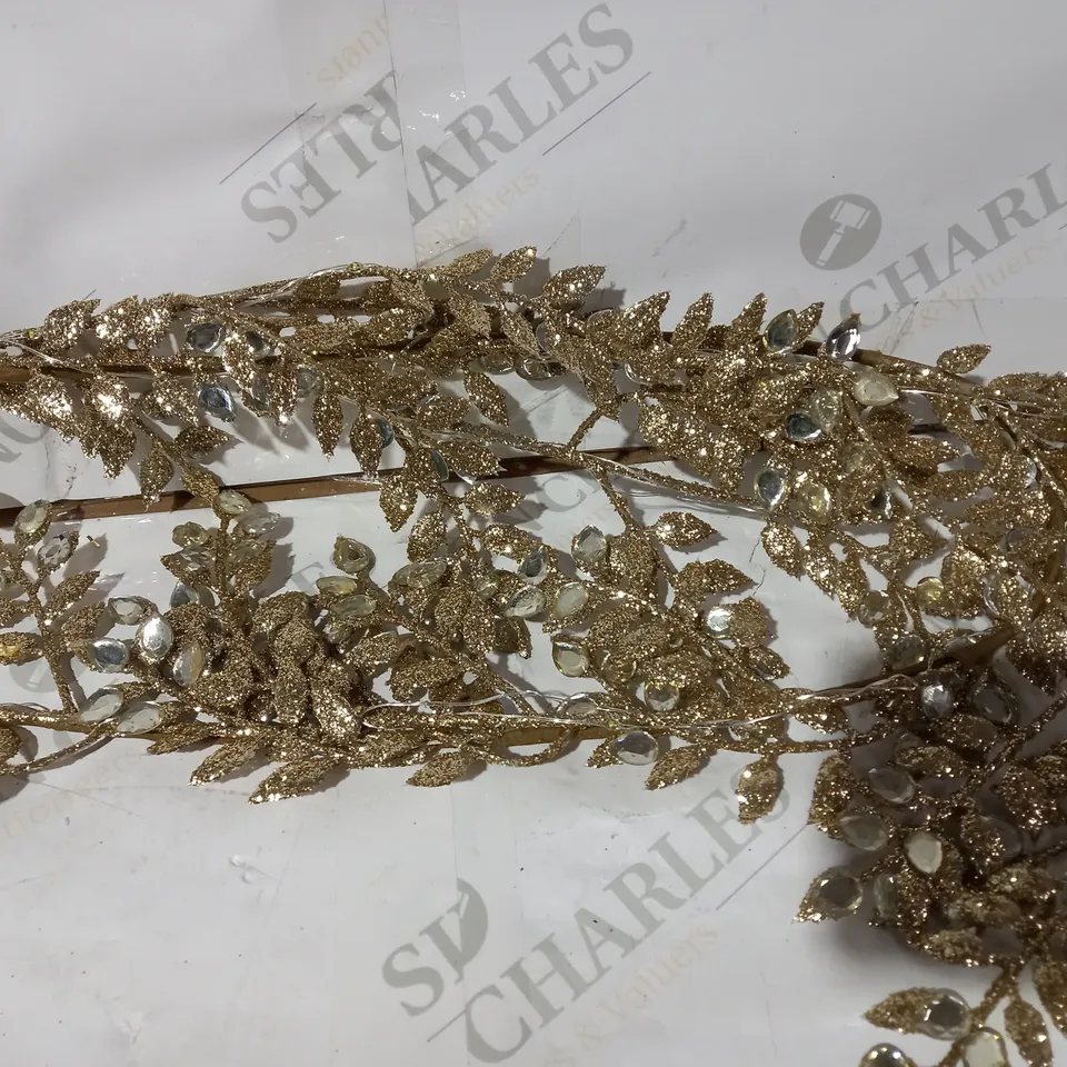 ALISON CORK PRE-LIT GLITTER JEWELLED DECOR