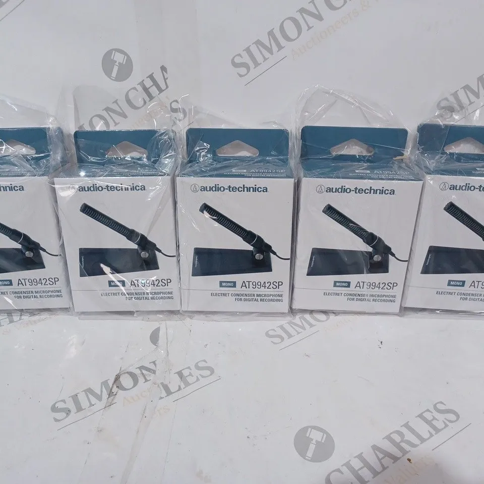 5 BOXED AUDIO-TECHNICA AT9942SP ELECTRET CONDENSER MICROPHONES