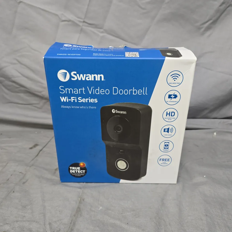 SWANN SMART VIDEO DOORBELL WI‑FI SERIES – BOXED