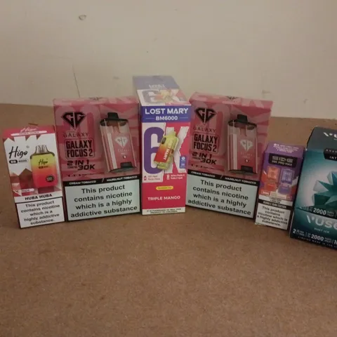 APPROXIMATELY 20 ASSORTED E-CIGARETTE PRODUCTS TO INCLUDE BRANDS SUCH AS VUSE, LOST MARY, SIKE, ETC - COLLECTION ONLY