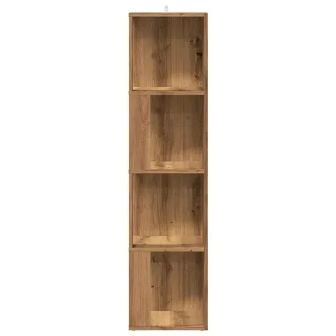 BOXED VIDAXL CORNER SHELF MADE OF RECLAIMED WOOD (1 BOX) 