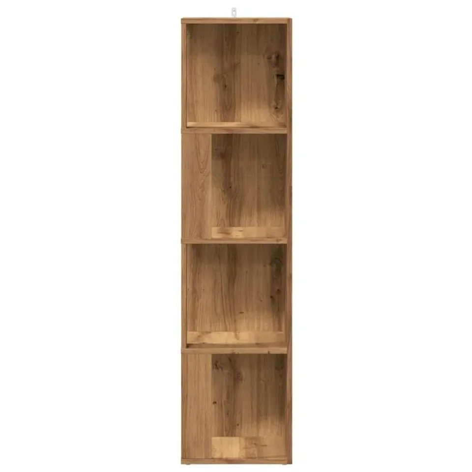 BOXED VIDAXL CORNER SHELF MADE OF RECLAIMED WOOD (1 BOX) 