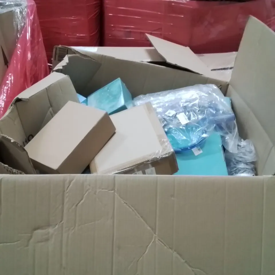 PALLET OF ASSORTED HOUSEHOLD GOODS AND PRODUCTS TO INCLUDE; DEEP TISSUE MASSAGER,DETAIL SANDER,INDOOR INSECT KILLER