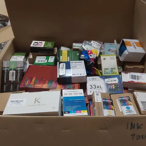PALLET CONTAINING A LARGE QUANTITY OF ASSORTED INK CARTRIDGES