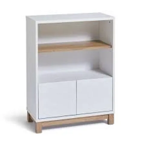 BOXED HABITAT ZANDER DOUBLE UNIT - WHITE