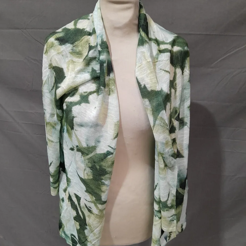 MARLA WYNNE LIGHT WEIGHT CARDIGAN - LARGE