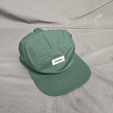 PARLEZ COVER 5 PANEL KELP GREEN CAP