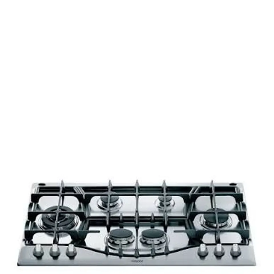 BOXED HOTPOINT PHC961TS/IX/H 90CM GAS HOB 6 BURNERS