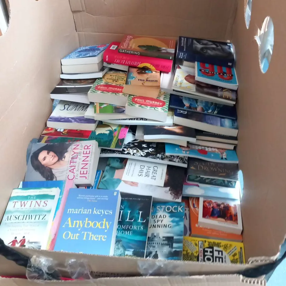 LARGE QUANTITY OF ASSORTED BOOK TITLES INCLUDE FICTION AND NON-FICTION TITLES BY AUTHORS SUCH AS;