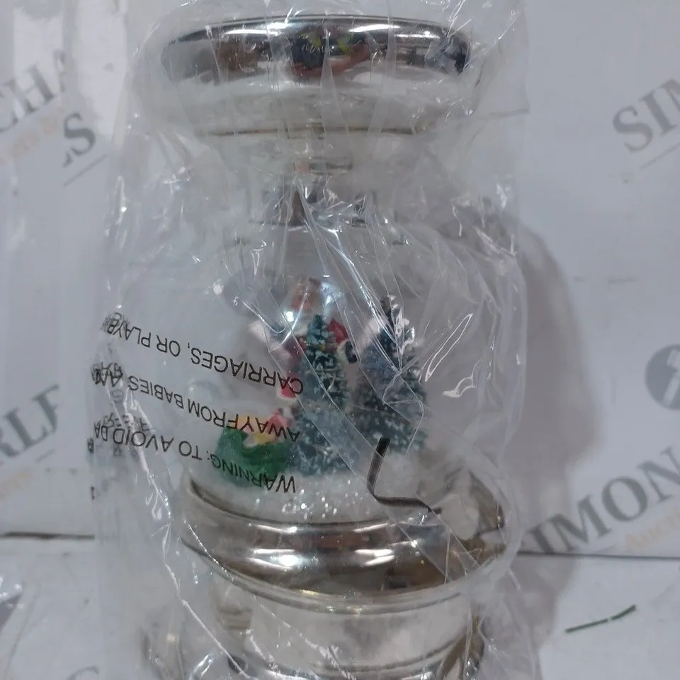 BOXED DESIGNER FESTIVE PRELIT CANDLE HOLDER