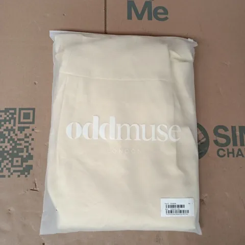 BAGGED ODDMUSE THE ULTIMATE MUSE DROPPED HEM MIDI DRESS IN YELLOW SIZE UNSPECIFIED