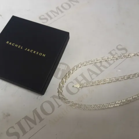 RACHEL JACKSON STERLING SILVER CHOKER STYLE STATEMENT CHEVRON NECKLACE