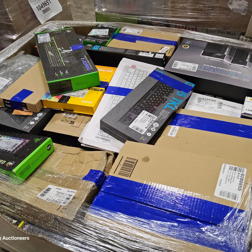 PALLET OF APPROXIMATELY 129 UNPROCESSED RAW RETURN HIGH VALUE ELECTRICAL GOODS TO INCLUDE;
