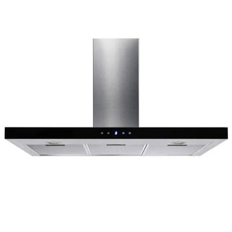 BOXED ELECTRIQ 90CM STAINLESS STEEL SLIMLINE TOUCH CONTROL COOKER HOOD A+++ COMPARE SKU: EIQ90TOUCHSLIMHEA QUICKFIND CODE: 1803024