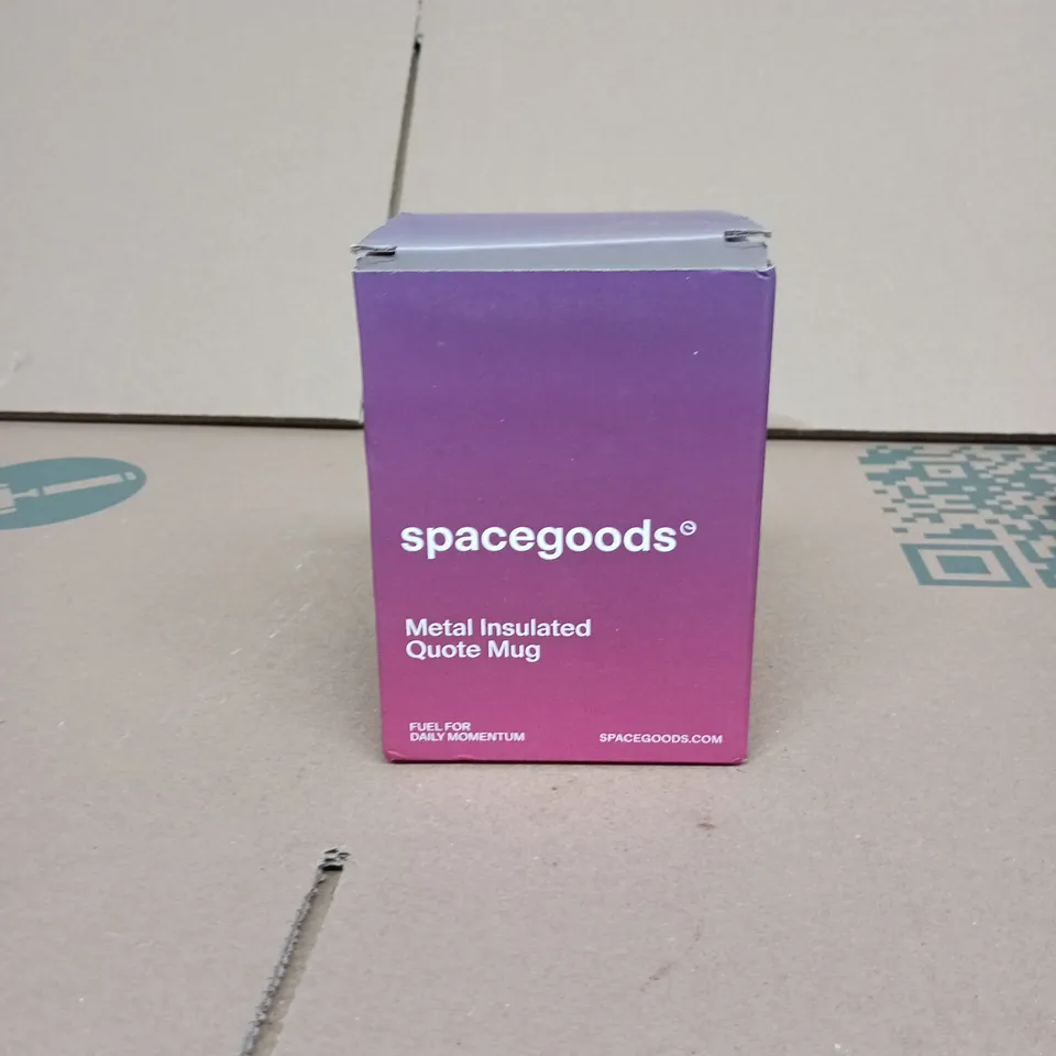 BOX OF APPROXIMATELY 20 ASSORTED GOODS INCLUDING RED PILLOW CASE, SPACEGOODS METAL INSULATED MUG AND LANSINOH DISPOSABLE BREAST PADS