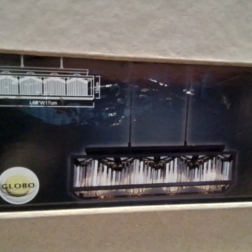 BOXED DECORATIVE CEILING LIGHT