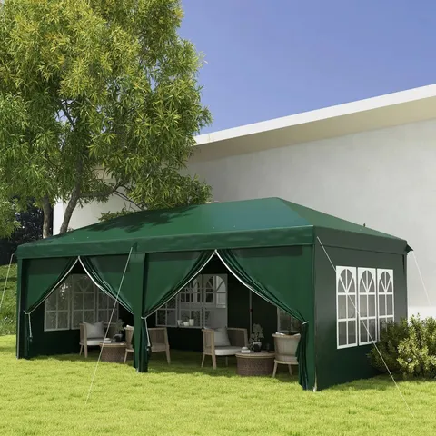 BOXED 6×3M STEEL POP UP CANOPY