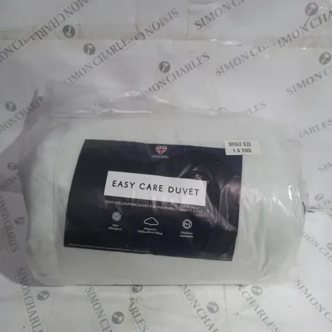 EASY CARE DUVET SINGLE 1.5 TOG