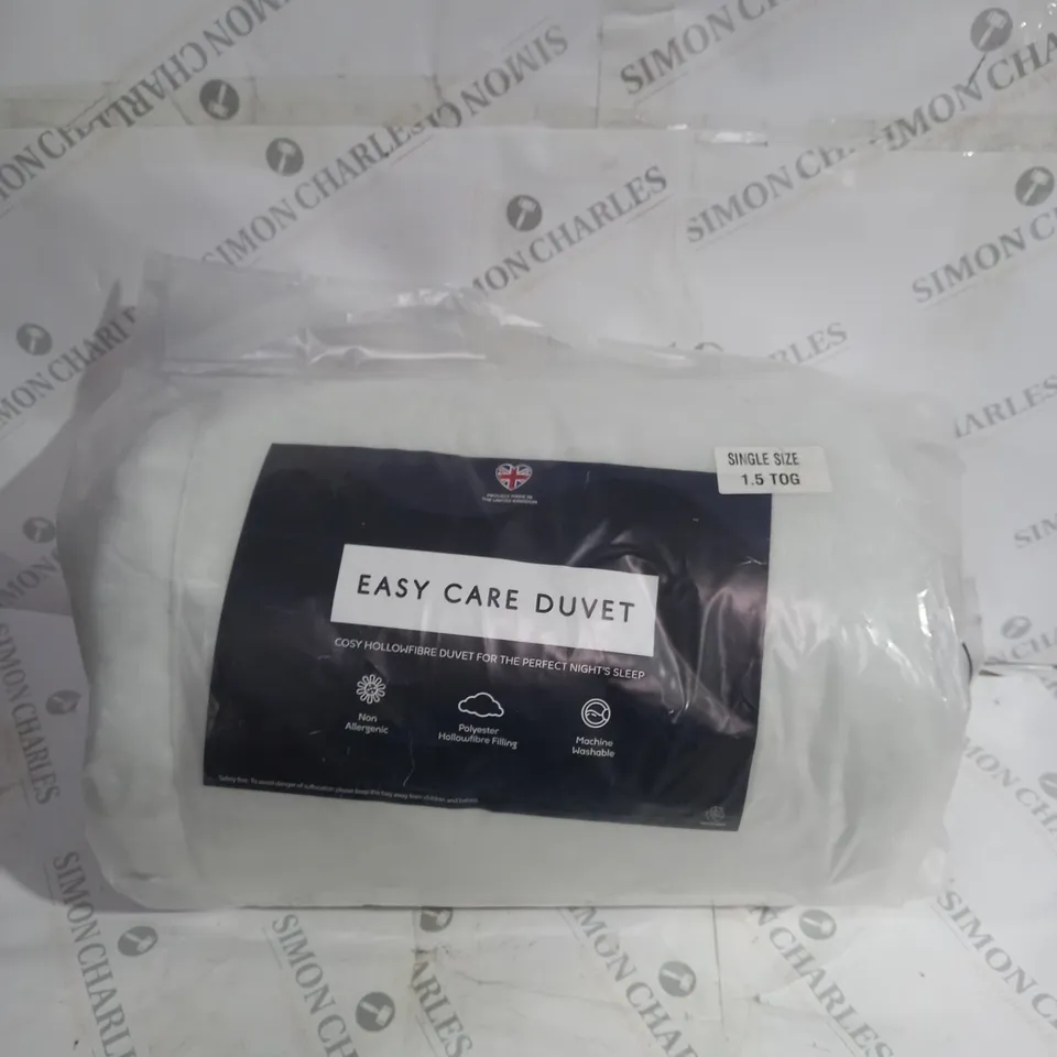 EASY CARE DUVET SINGLE 1.5 TOG