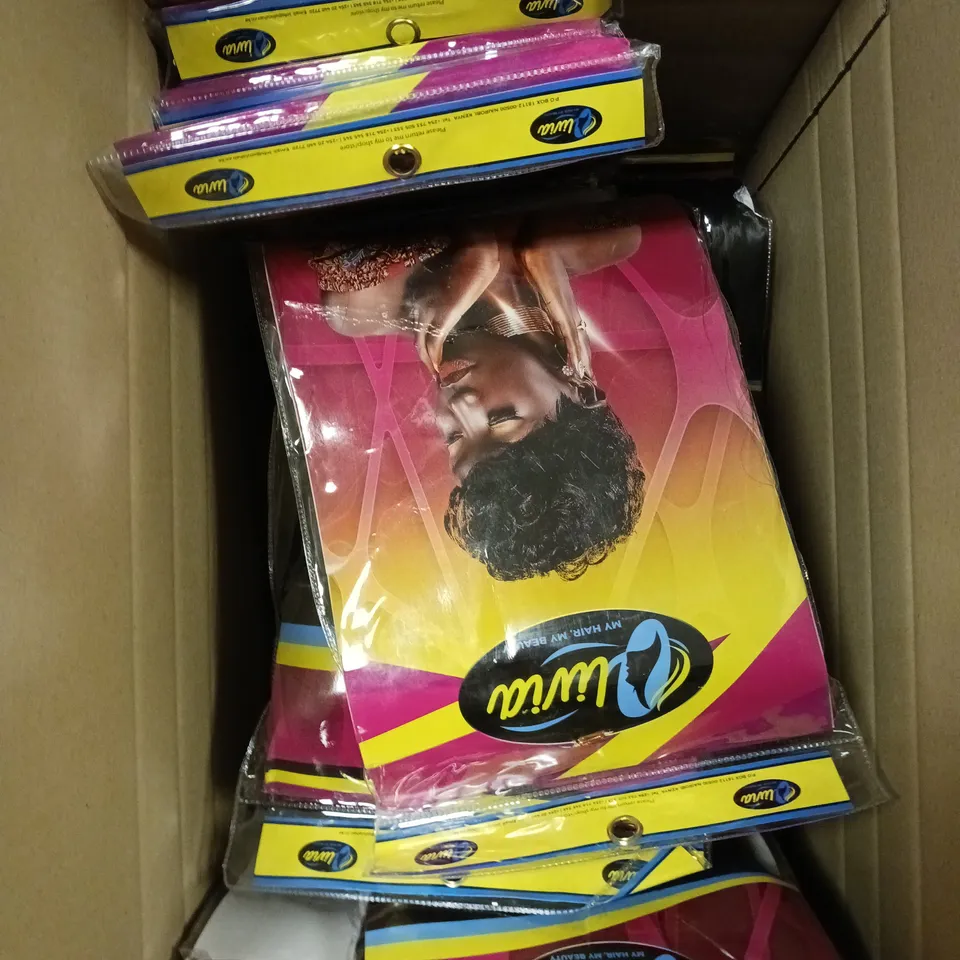 APPROXIMATELY 20 SEALED OLIVIA HAIR PIECES IN ASSORTED COLOURS & STYLES