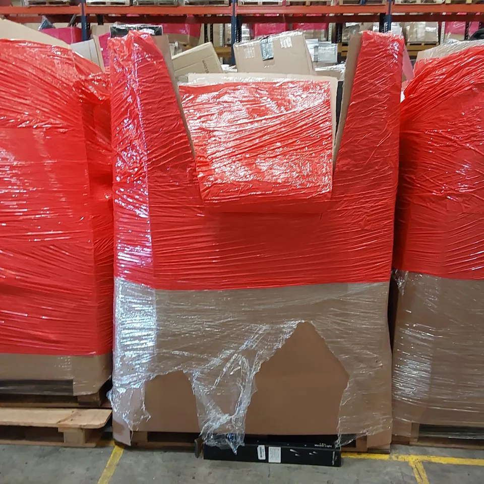 PALLET OF ASSORTED ITEMS INCLUDING: DR.PREPARE ROTARY DEHUMIDIFIERS, OFFICE CHAIR, LED METEORITE LIGHT, CARBON STEEL WOK 