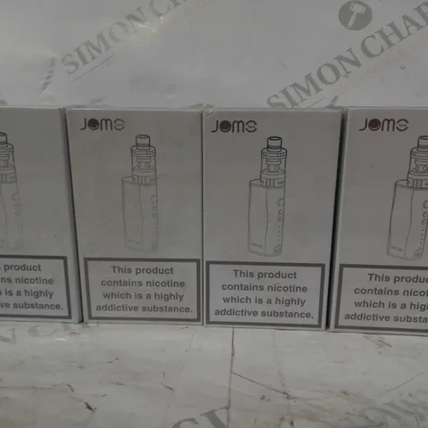 LOT OF 4 JOMO TECH VAPIO MINI 50W VW/TC (TPD VERSION) BOXES IN YELLOW