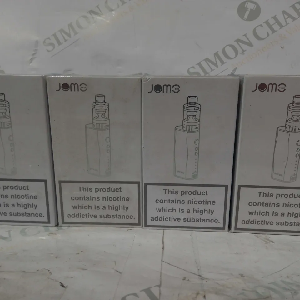 LOT OF 4 JOMO TECH VAPIO MINI 50W VW/TC (TPD VERSION) BOXES IN YELLOW