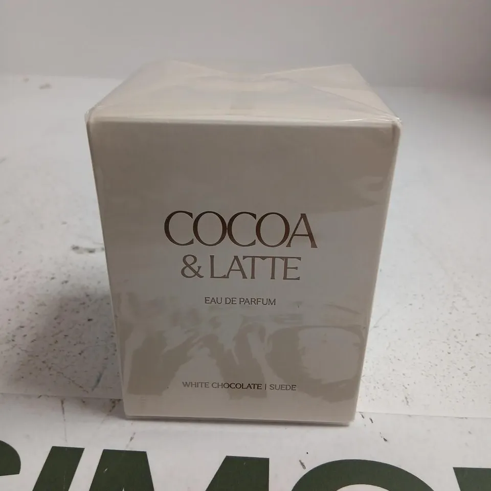 BOXED AND SEALED COCOA AND LATTE EAU DE PARFUM WHITE CHOCOLATE SUEDE 100ML