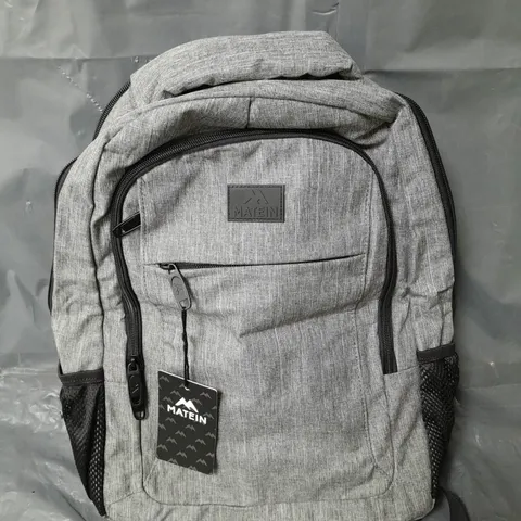 MATEIN ZIP BACKPACK IN GREY