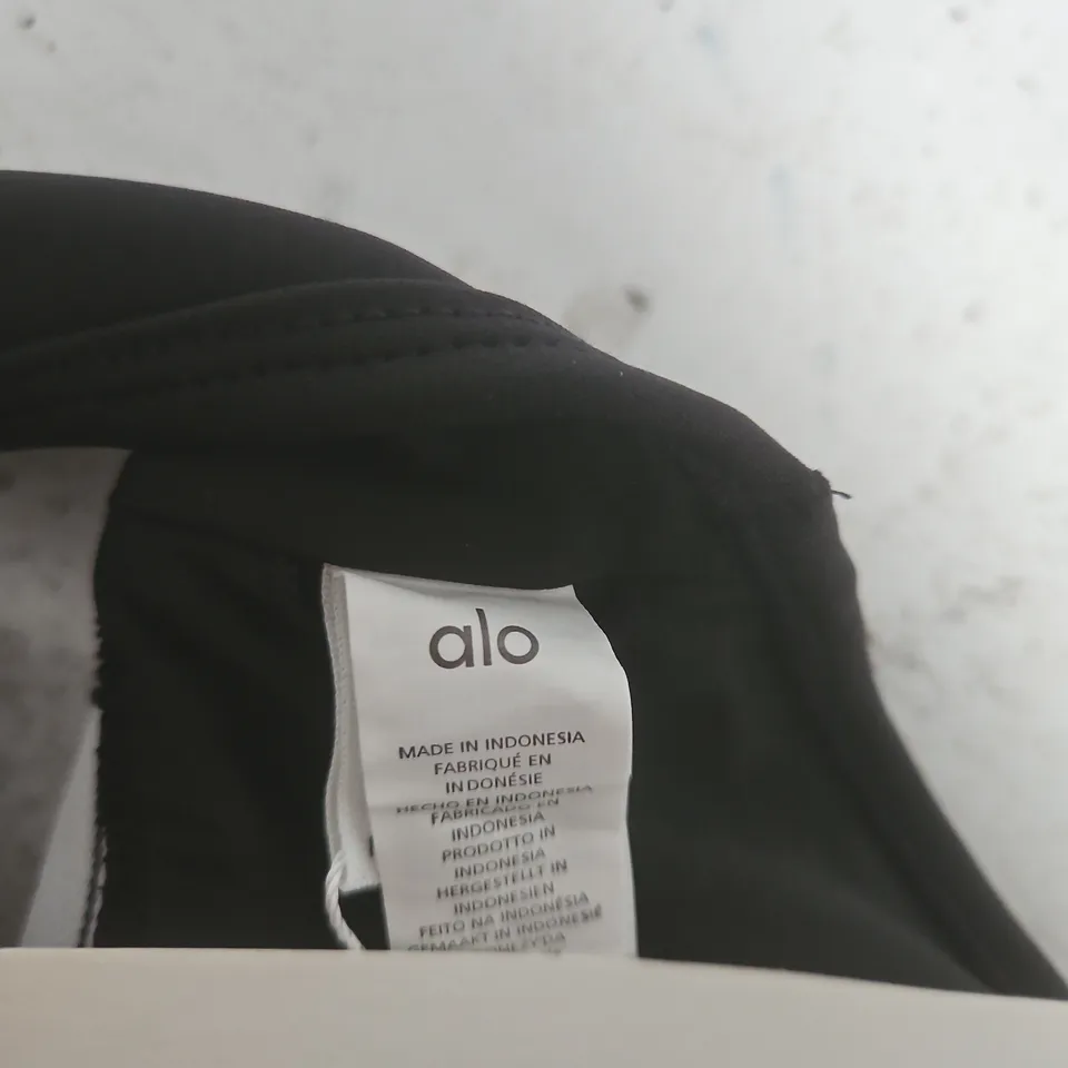 ALO YOGA SPORTS BRA – BLACK, UK 12-14 (EU L)