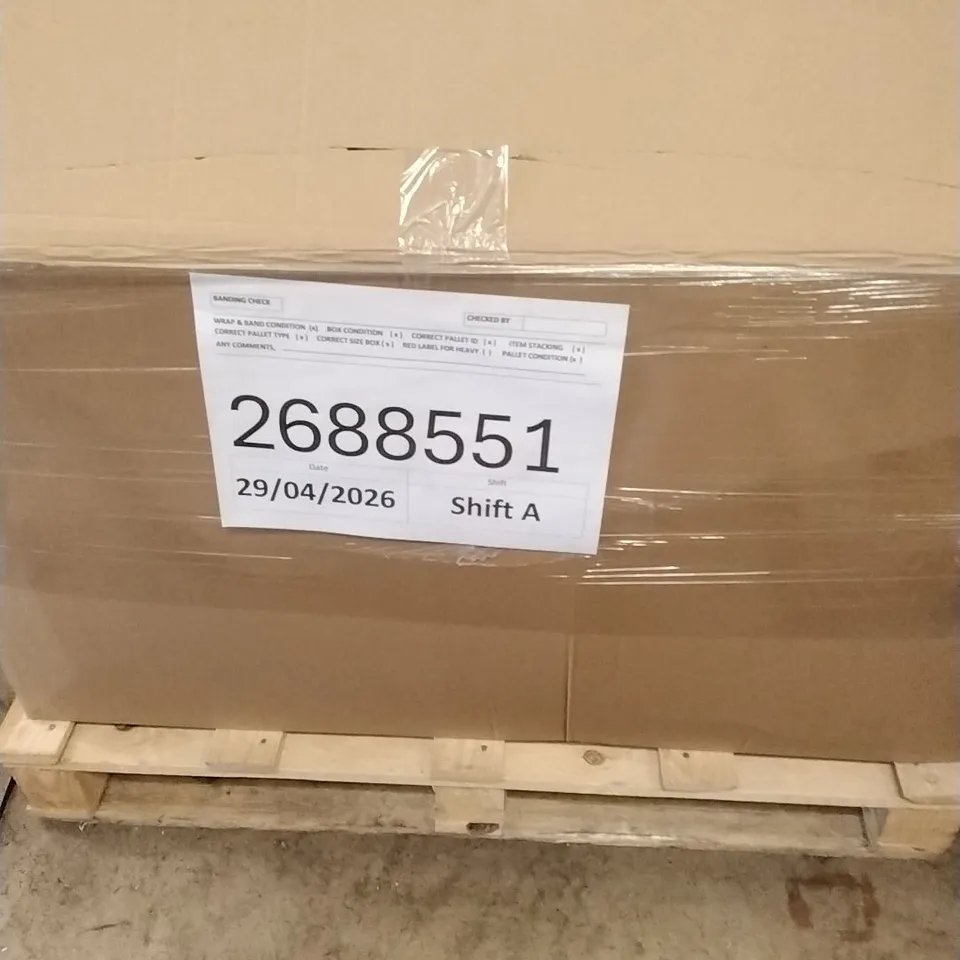 PALLET OF ASSORTED DIY, HOME IMPROVEMENT AND BUILDING PRODUCTS TO INCLUDE; DRIVEWAY SEALER, PERMANENT POTHOLE REPAIR, WALL PANELLING, BUBBLE WRAP ETC