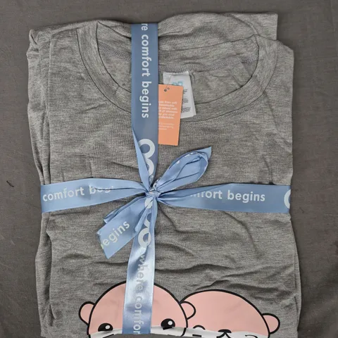 OODIE SLEEP TEE - GREY