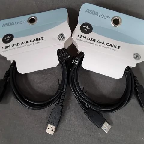 PALLET CONTAINING APPROXIMATELY 420 4-PACK BOXES OF BRAND NEW 1.8M USB-A TO USB-A CABLES