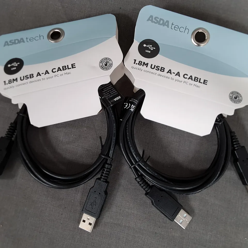 PALLET CONTAINING APPROXIMATELY 420 4-PACK BOXES OF BRAND NEW 1.8M USB-A TO USB-A CABLES