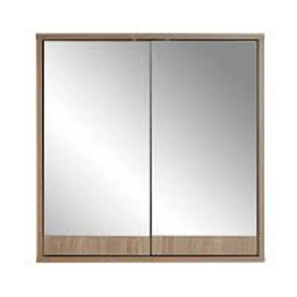 BOXED CONNOLLY 600MM W X 600MM H SURFACE FRAMELESS MEDICINE CABINET WITH MIRROR (1 BOX)