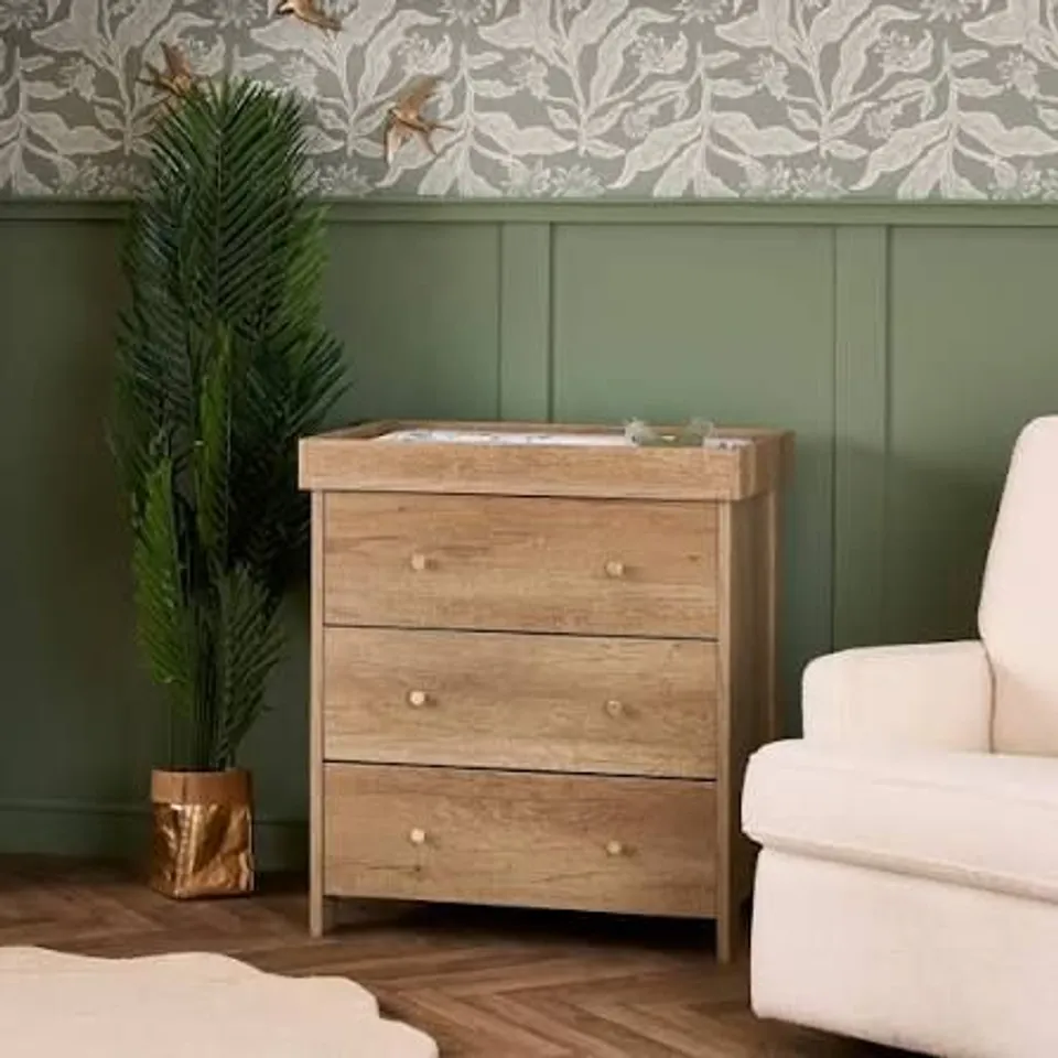 BOXED OBABY NIKA CHANGING UNIT - OAK (2 BOXES)