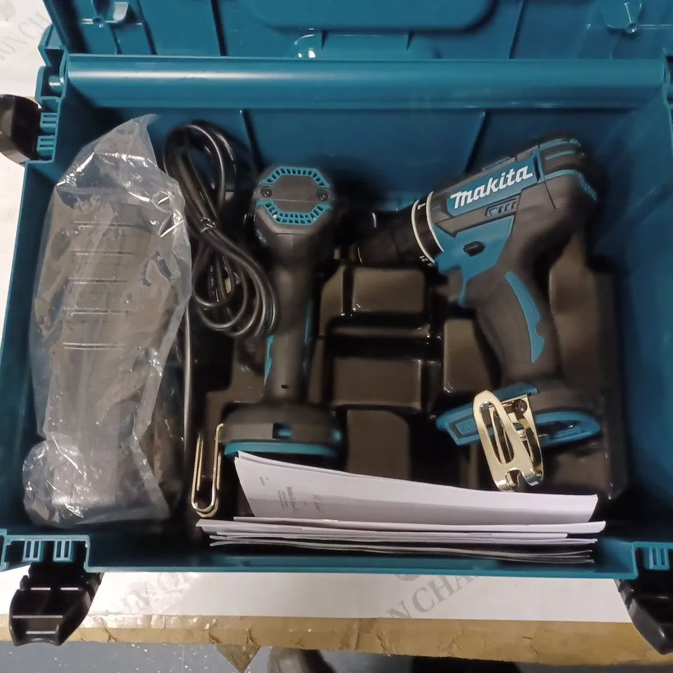 MAKITA 18V LXT COMBI DRILL & IMPACT DRIVER SET RRP £379.99