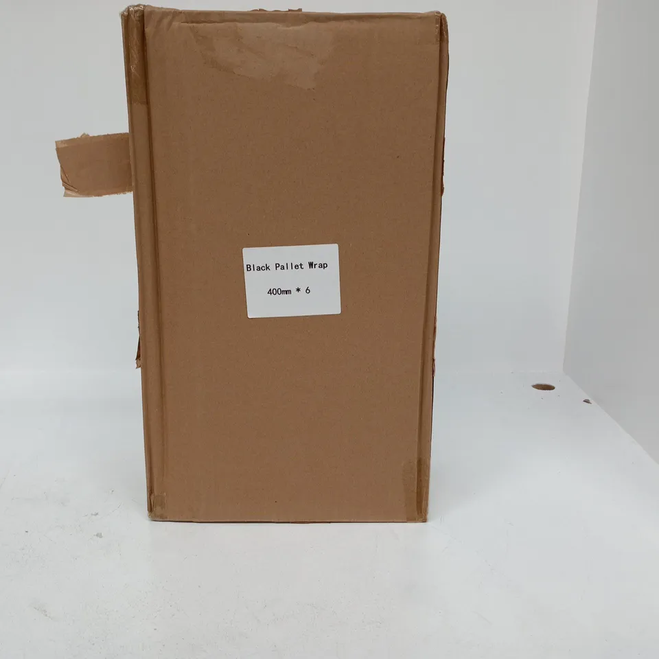 SET OF 6 400MM BLACK PALLET WRAP BOXED